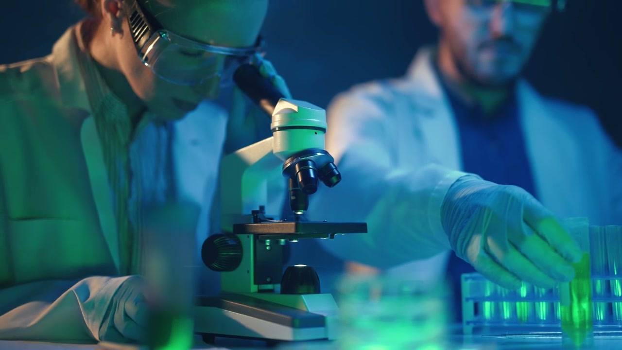 Healthcare lab training environment.
