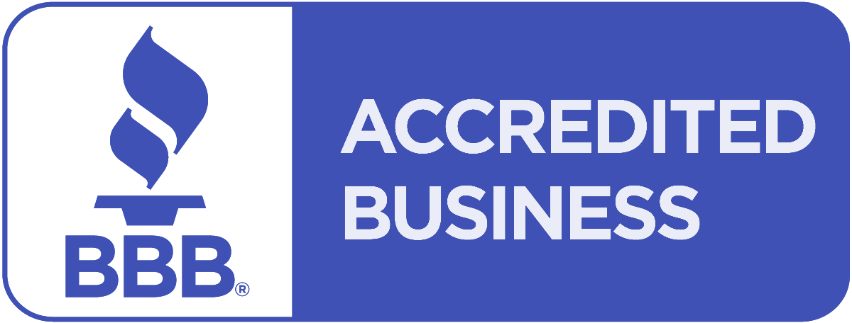 BBB accredited business logo.